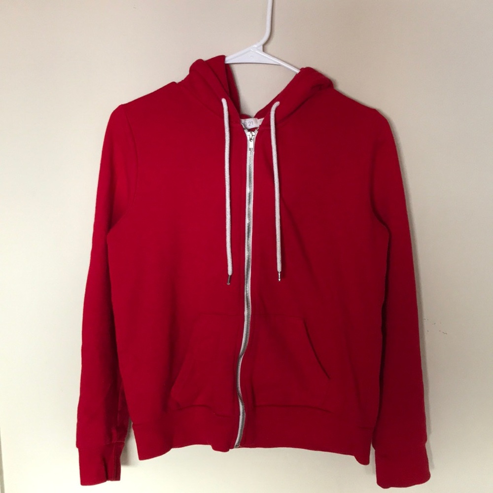 Red hoodie